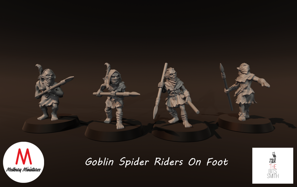Goblin Spinnenreiter zu Fuß